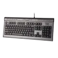Клавиатура проводная A4Tech KLS-7MUU / Silver Black