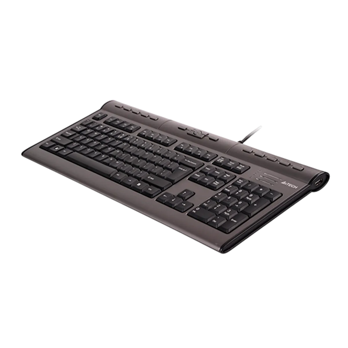Клавиатура проводная A4Tech KLS-7MUU / Silver Black