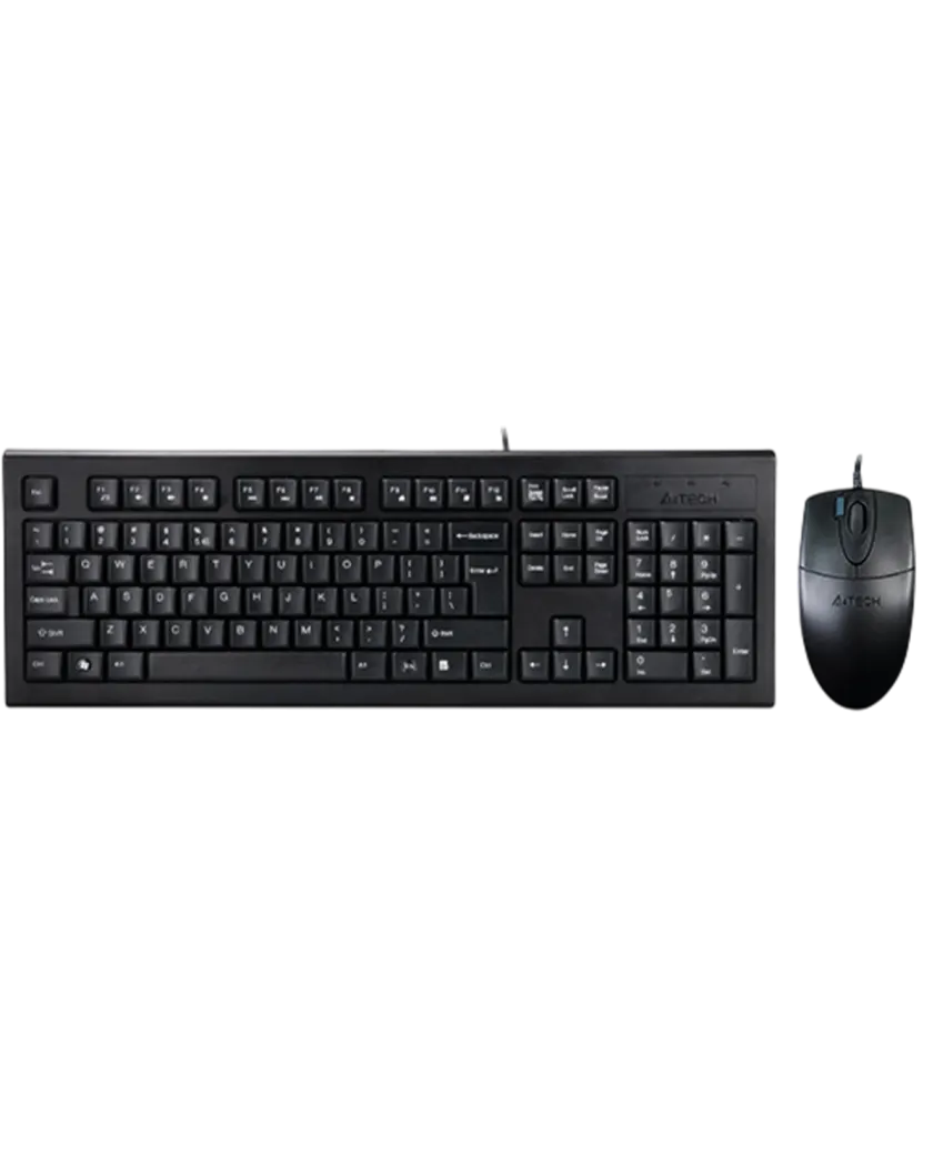 Комплект проводной (клавиатура+мышь) A4Tech KR-8520DS / Black