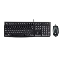 Комплект проводной (клавиатура+мышь) Logitech MK120 / Black