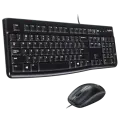 Комплект проводной (клавиатура+мышь) Logitech MK120 / Black