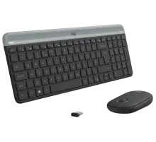 Комплект беспроводной (клавиатура+мышка) Logitech MK470 / Black