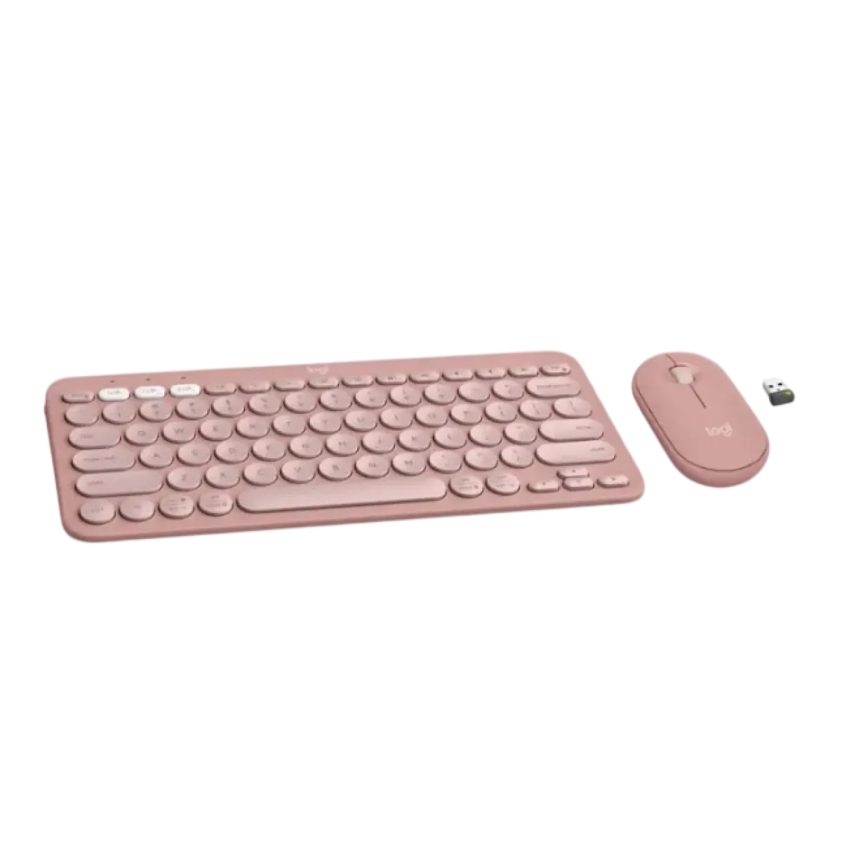 Комплект беспроводной (клавиатура+мышь) Logitech Pebble 2 Combo / Pink