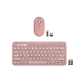Комплект беспроводной (клавиатура+мышь) Logitech Pebble 2 Combo / Pink