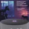 Умная колонка Яндекс Станция Мини 3 с Алисой / Серый