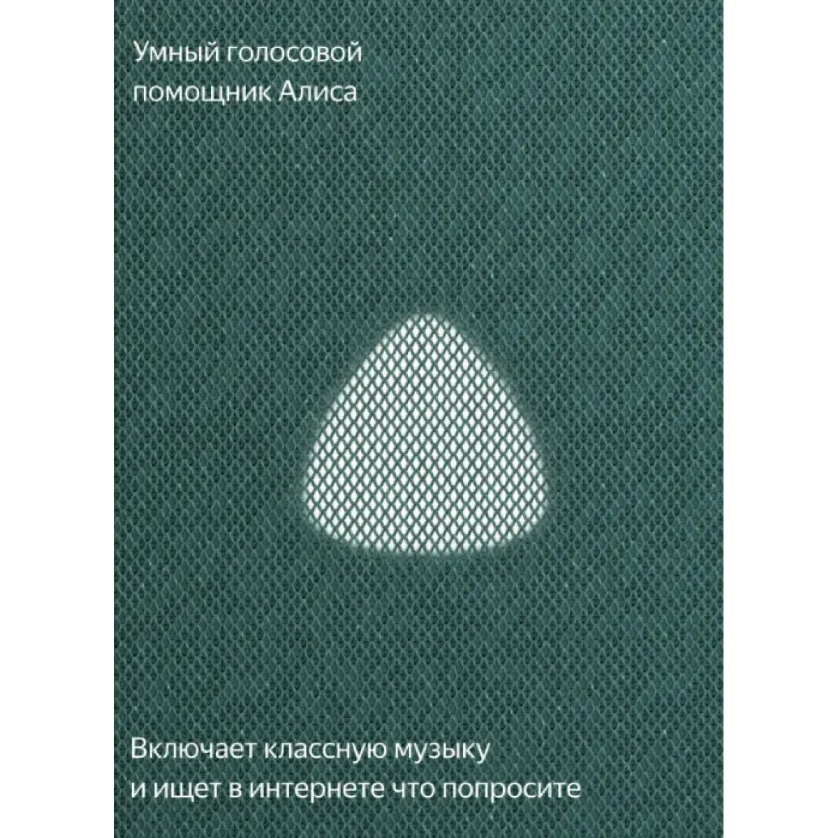 Умная колонка Яндекс Станция Макс с Алисой и Zigbee / Зелёный