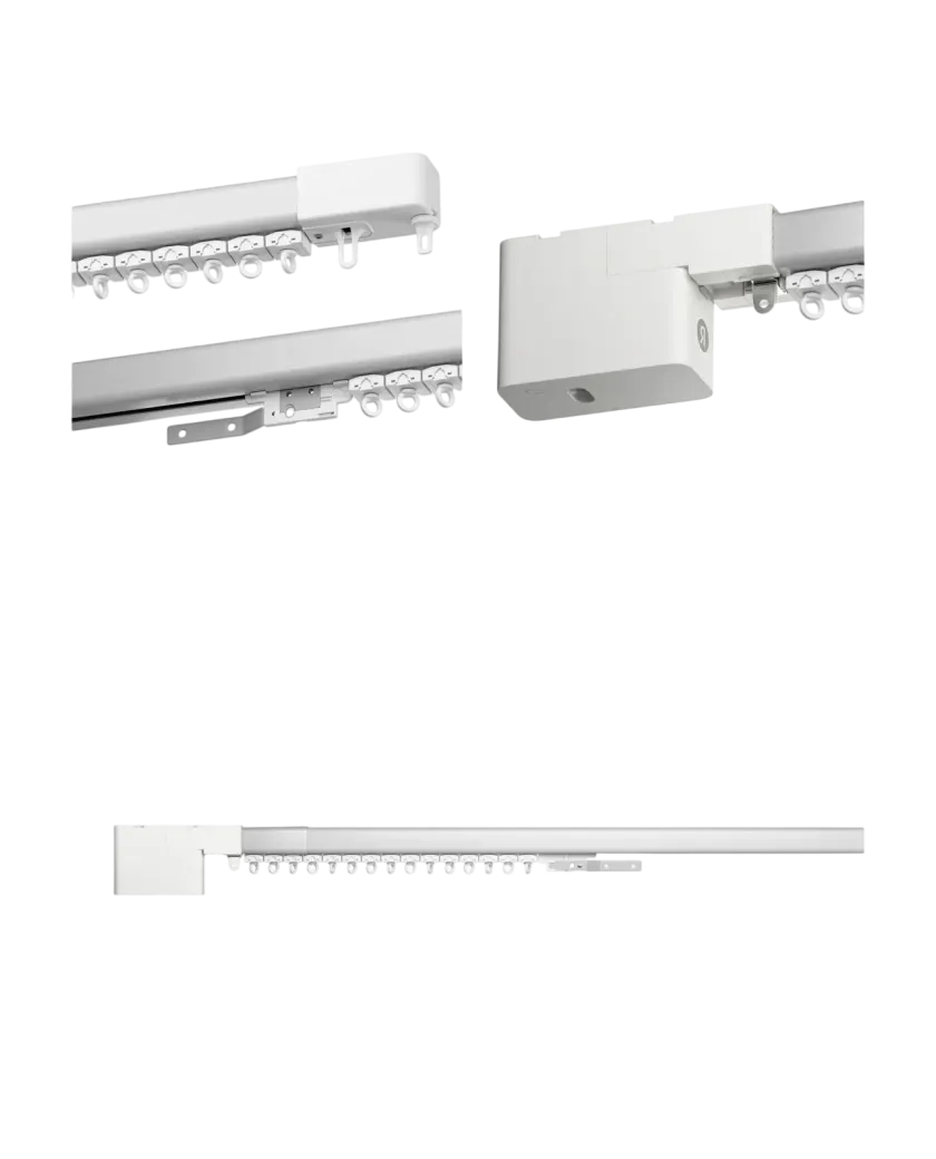 1 Умный карниз для штор Яндекс YNDX-00591 (180×300 см) / White