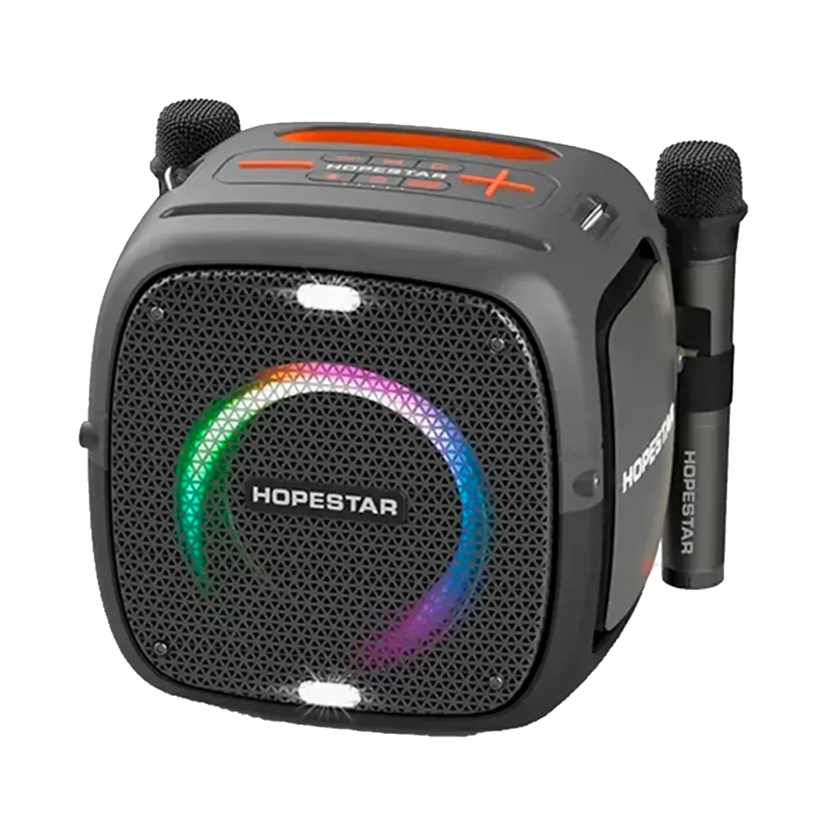 Акустическая беспроводная колонка Hopestar Party One + 2 Microphone