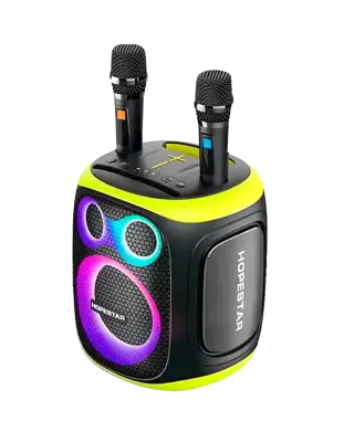 Акустическая беспроводная колонка Hopestar Party 130 + 2 Microphone