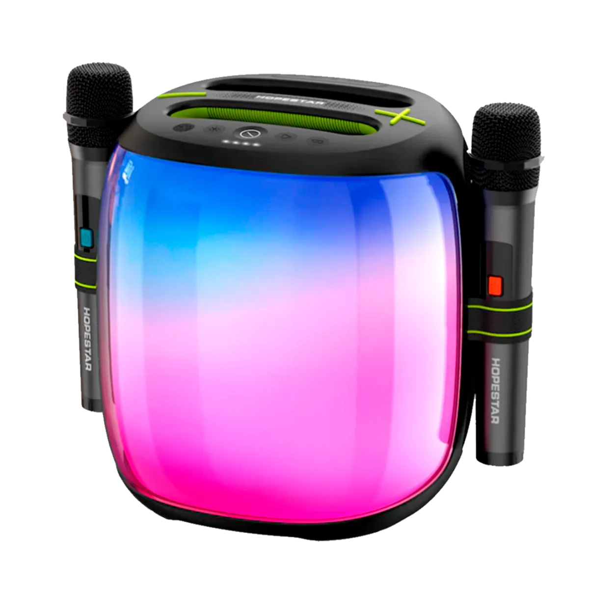 Акустическая беспроводная колонка Hopestar Party 500 + 2 Microphone