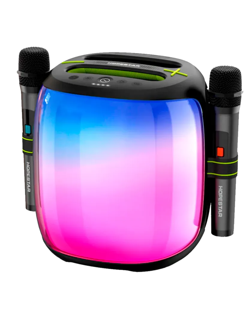 Акустическая беспроводная колонка Hopestar Party 500 + 2 Microphone