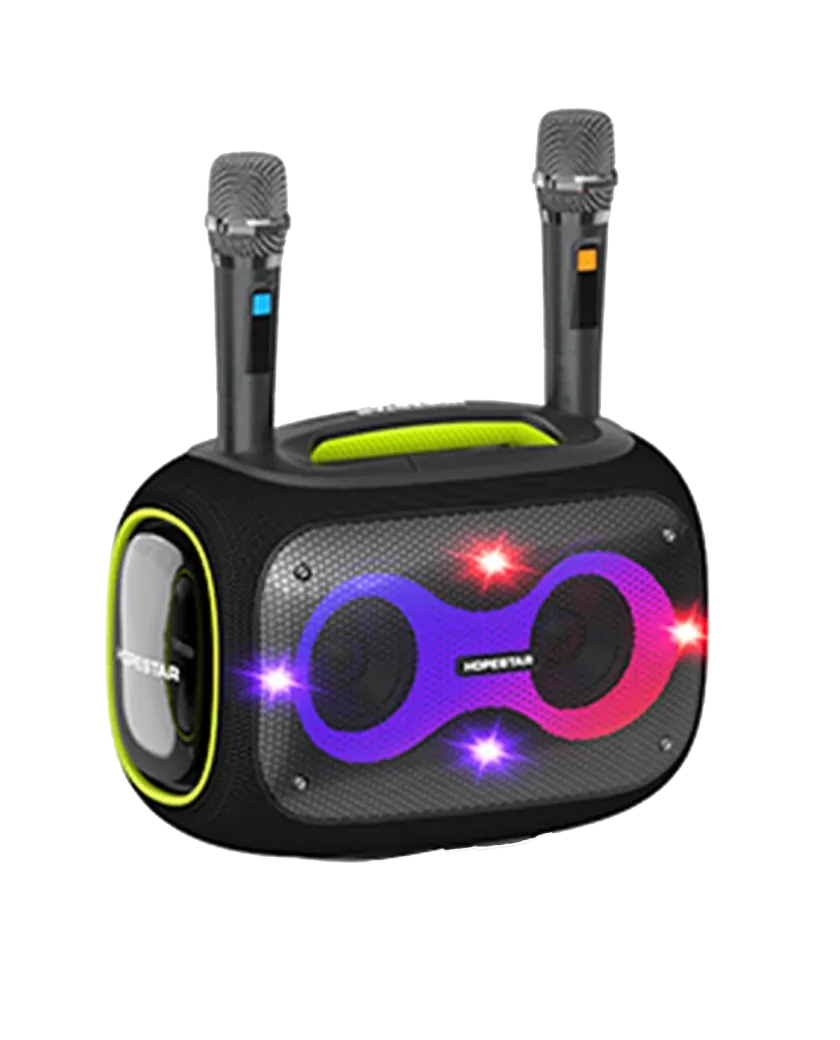 Акустическая беспроводная колонка Hopestar Party Box + 2 Microphone