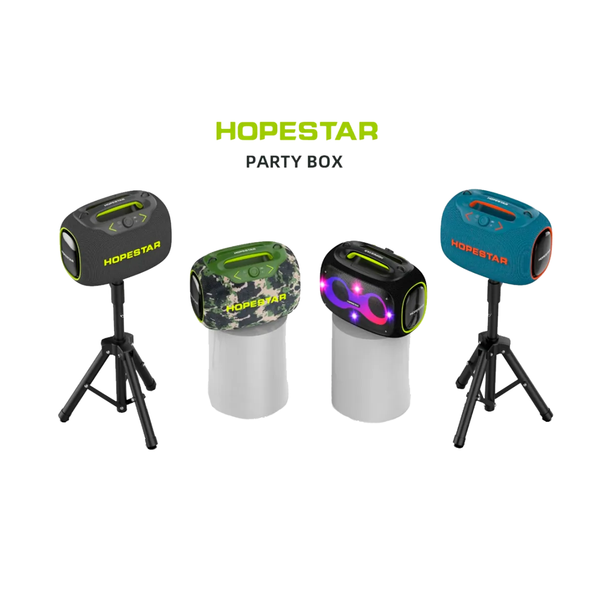 Акустическая беспроводная колонка Hopestar Party Box + 2 Microphone