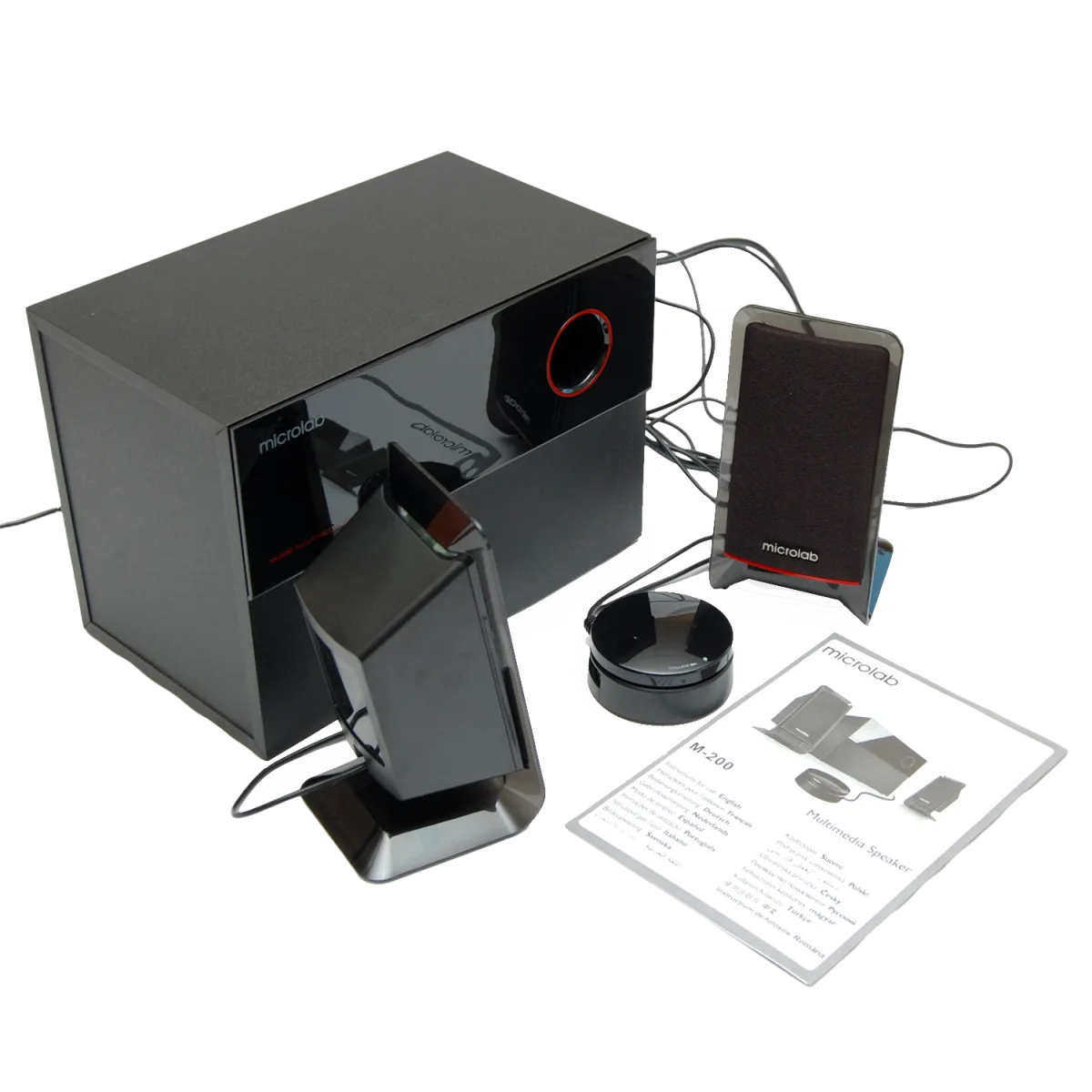 Акустическая система Microlab M-200 / 2.1 / Black