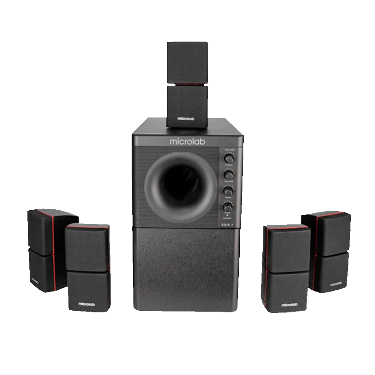Акустическая система Microlab X3BT / 5.1 / Bluetooth / Black