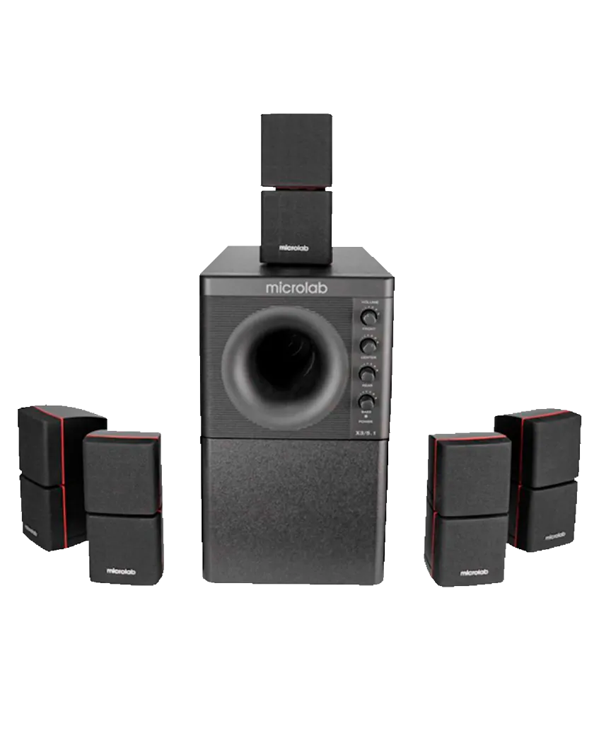 Акустическая система Microlab X3BT / 5.1 / Bluetooth / Black