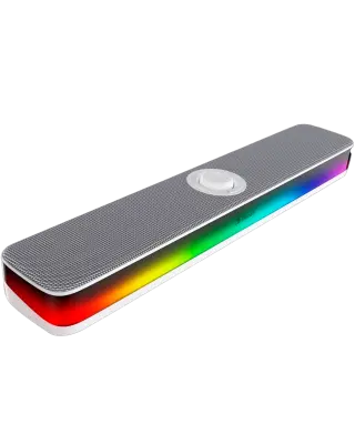Акустическая система беспроводная Bloody S10 Bluetooth RGB / White