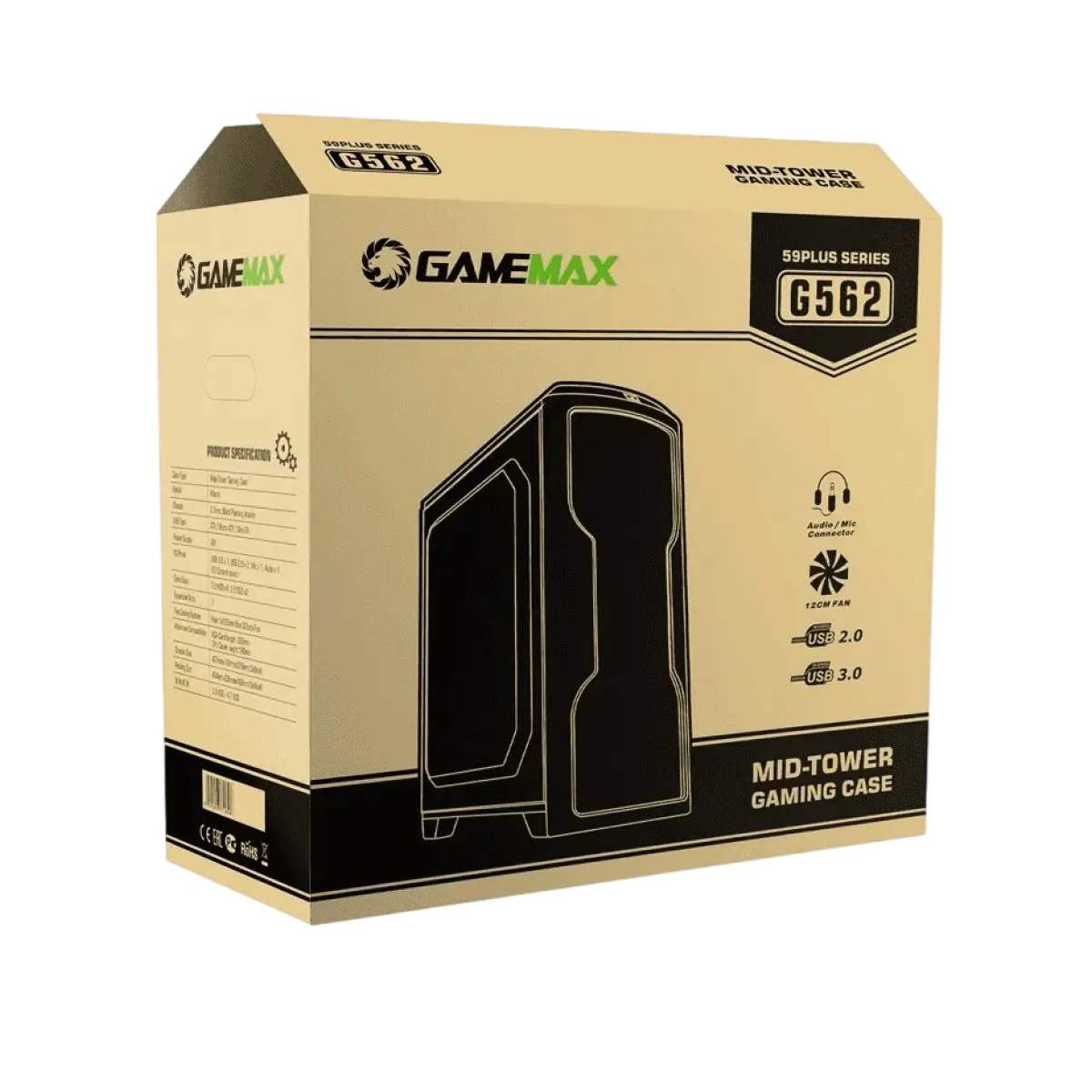 Кейс GameMax MATRIX G562-RGB / Black
