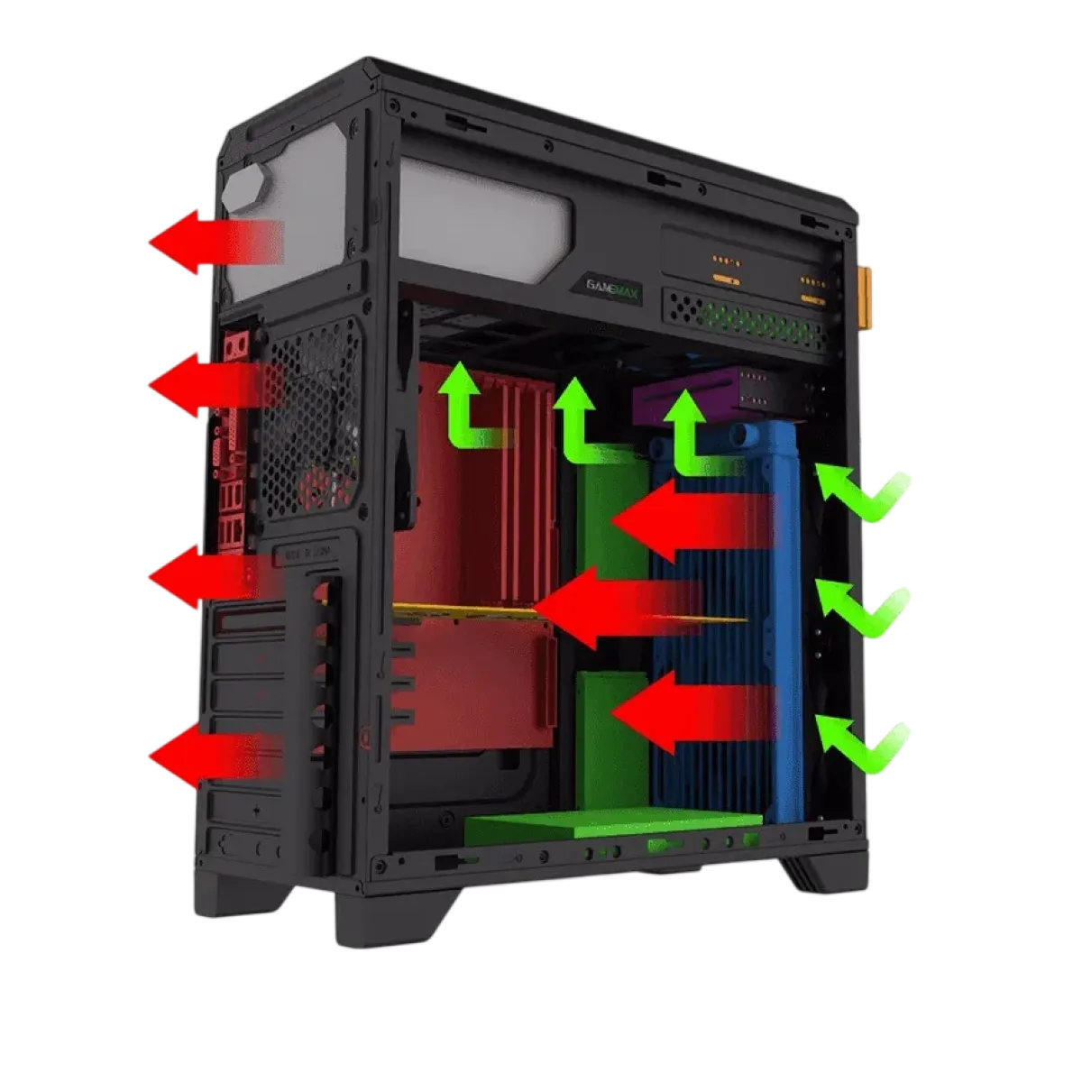 Кейс GameMax MATRIX G562-RGB / Black