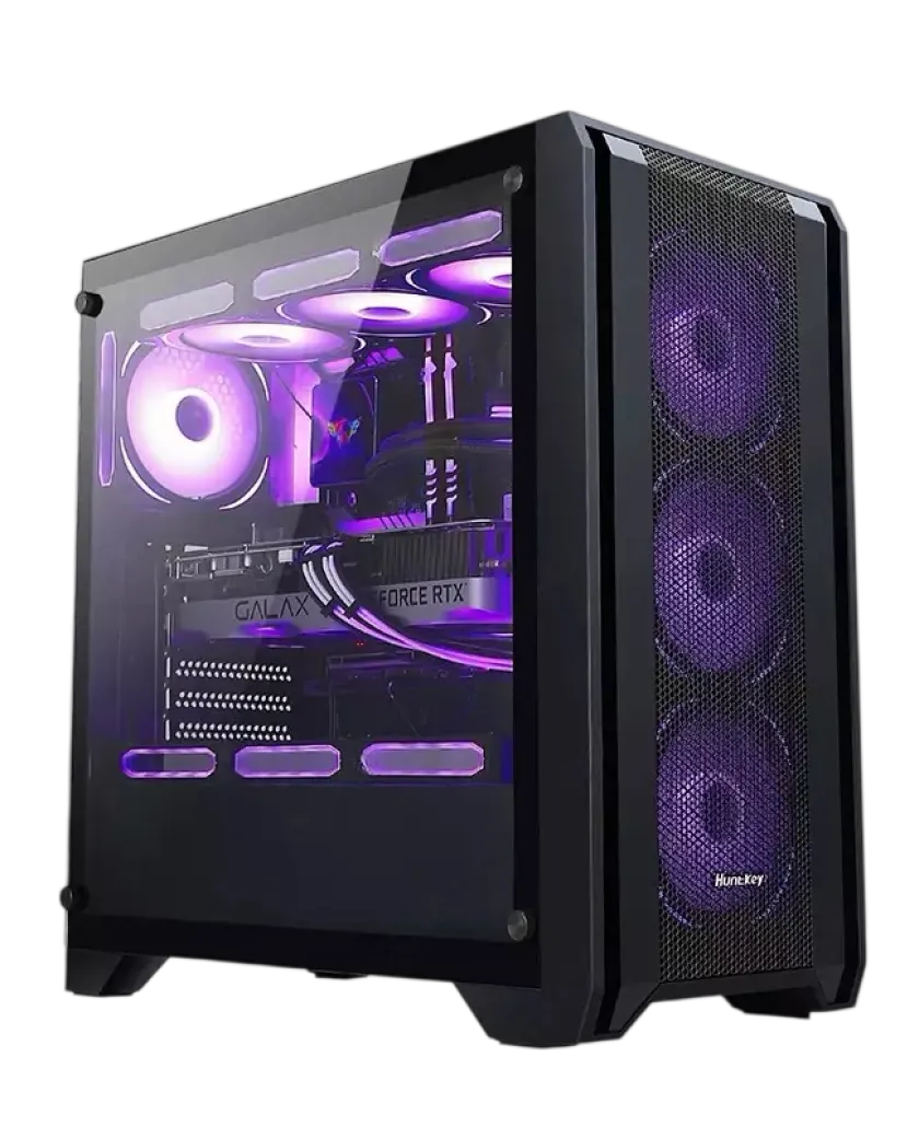 Кейс Huntkey GX750A Predator 4xFAN / Black