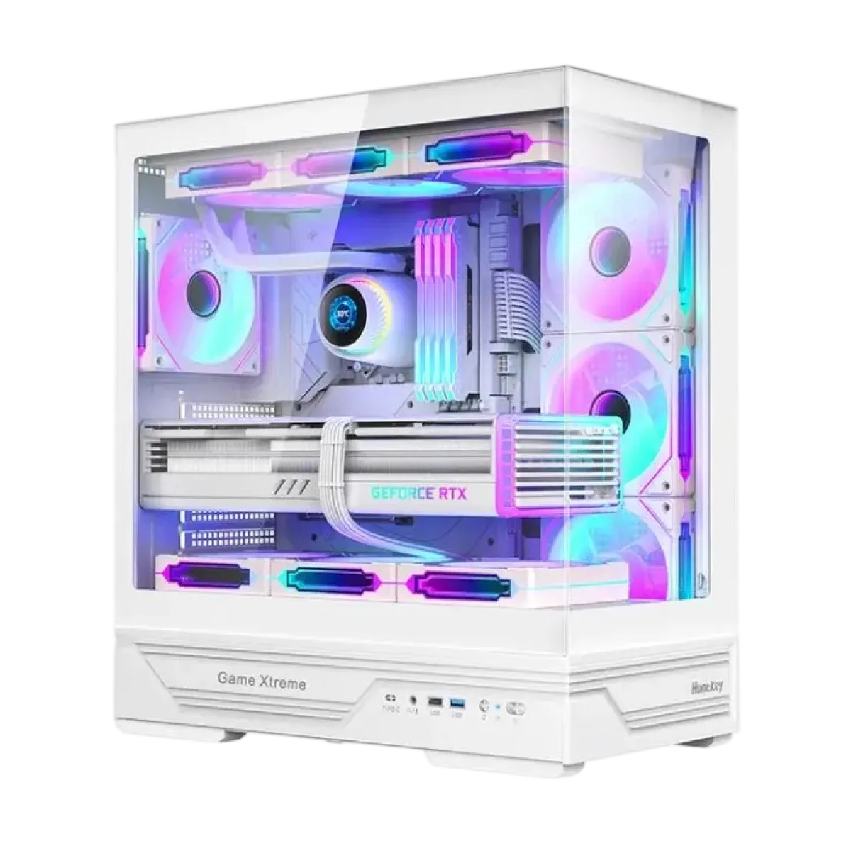 Кейс Huntkey GX760A Fortune / White