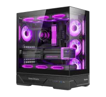 Кейс Huntkey GX760A Fortune 4×ARGB / Black