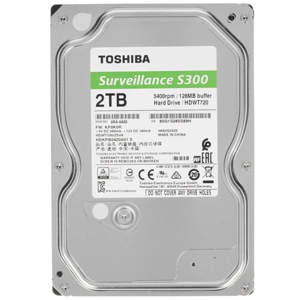 Жёсткий диск HDD TOSHIBA 2TB 