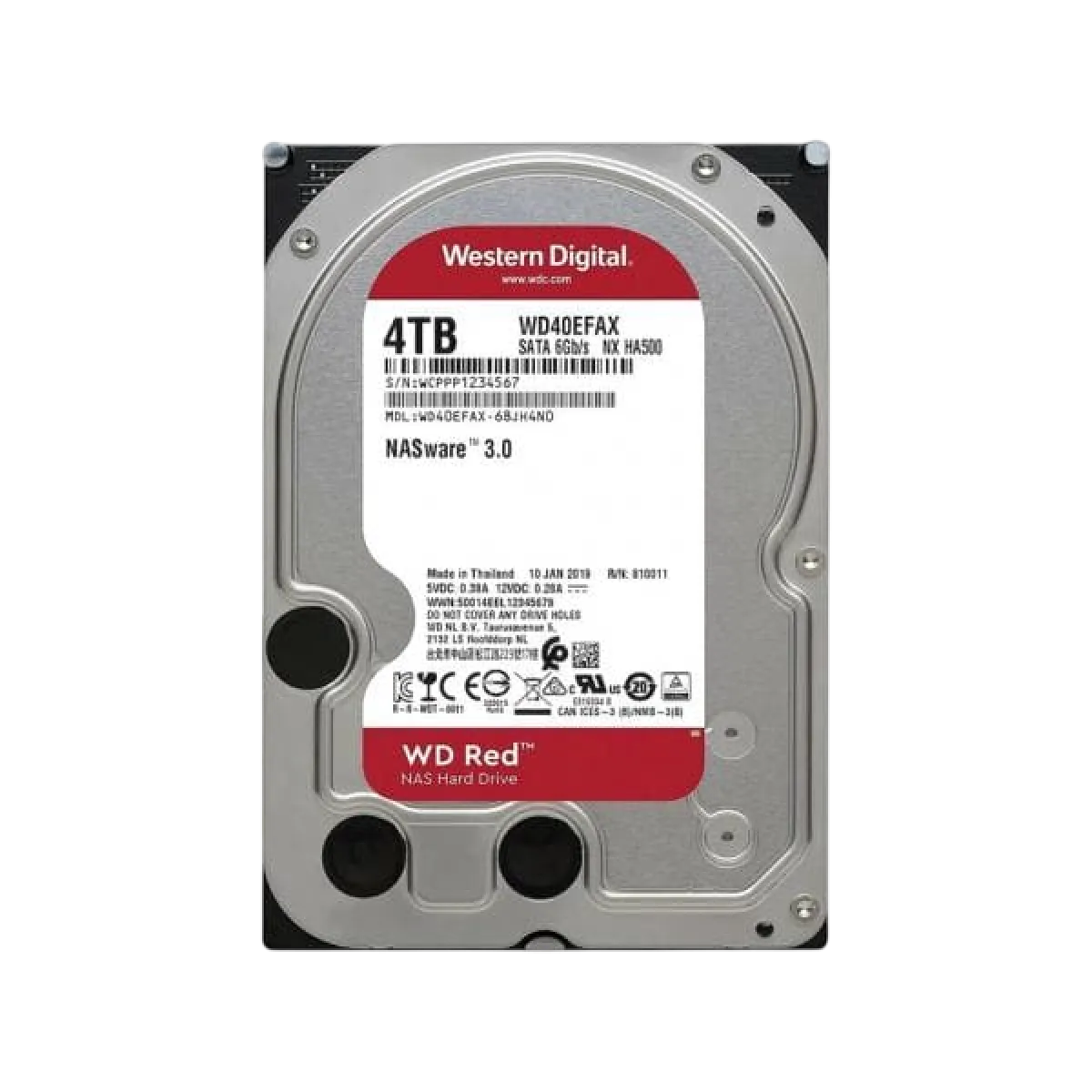 Жёсткий диск HDD Western Digital 4TB Red Plus