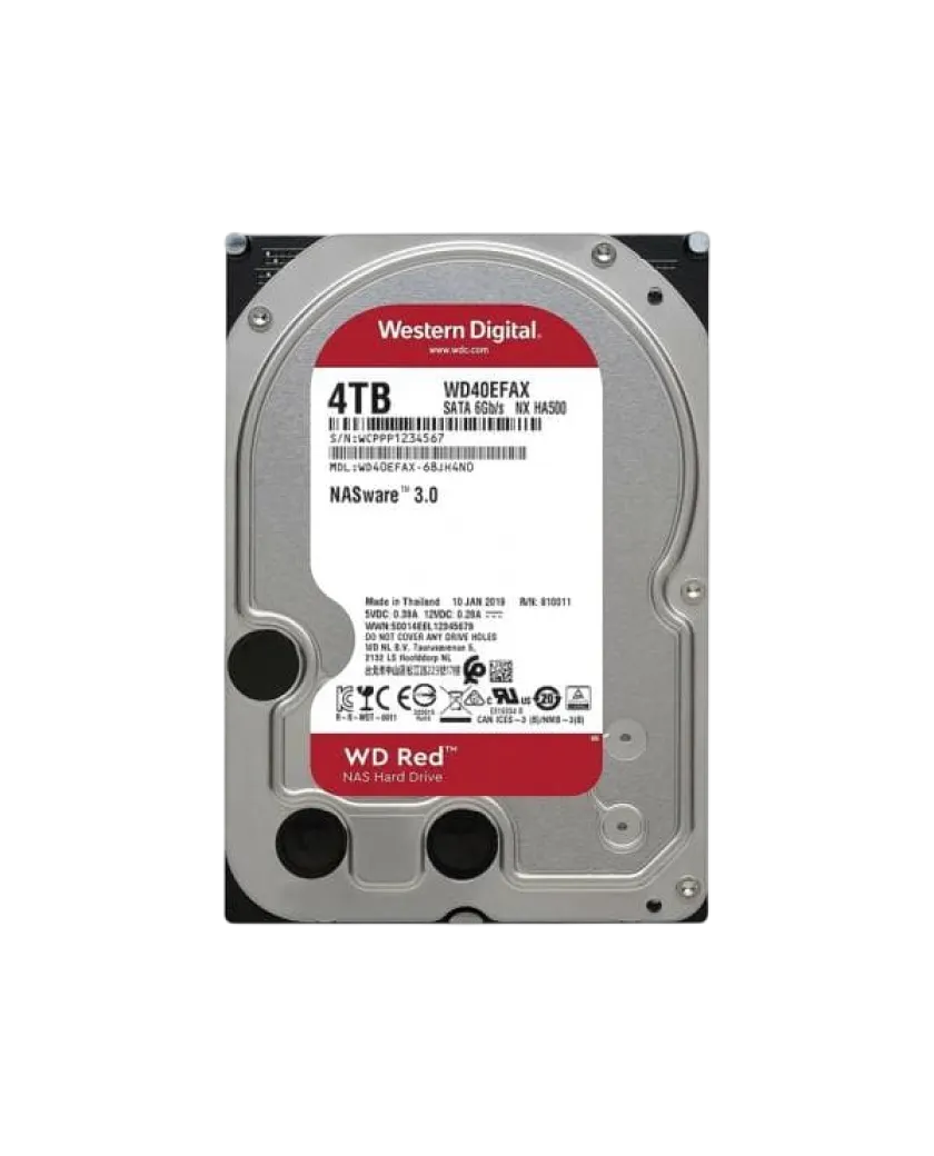1 Жёсткий диск HDD Western Digital 4TB Red Plus