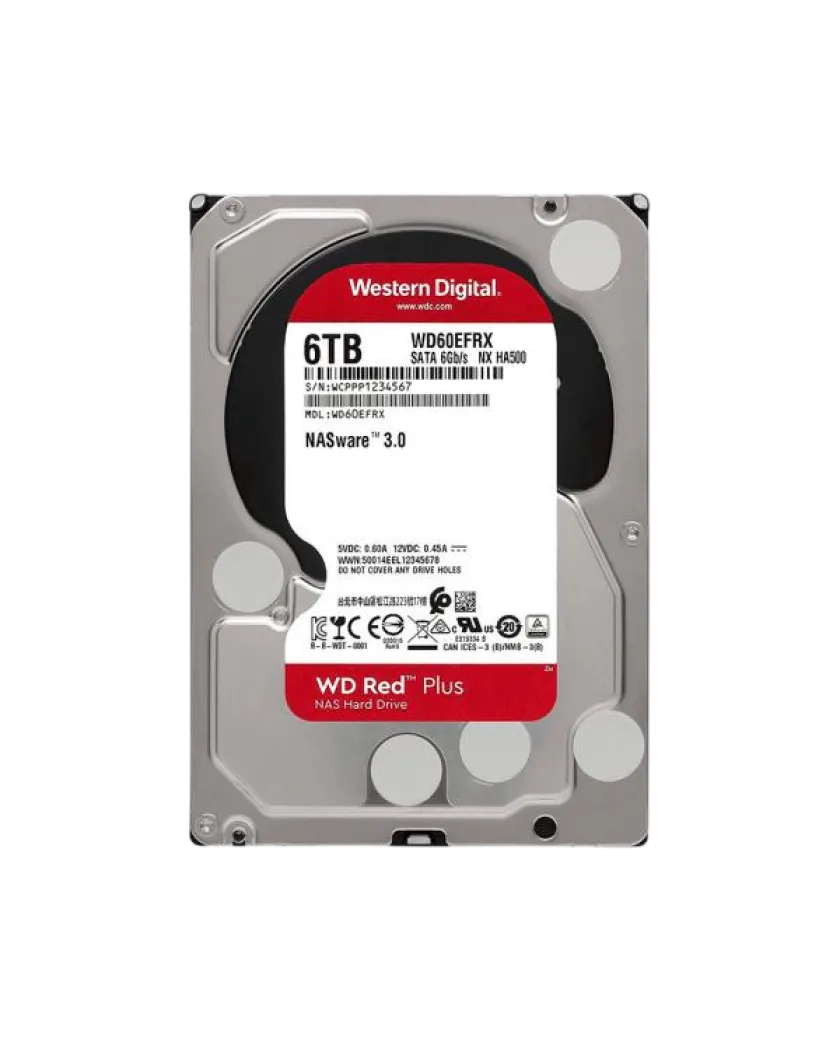 Жёсткий диск HDD Western Digital 6TB Red Plus