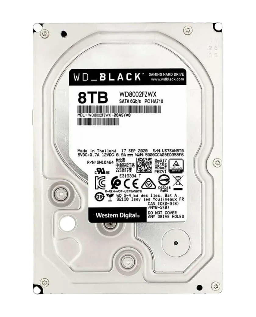Жёсткий диск HDD Western Digital 8TB Black