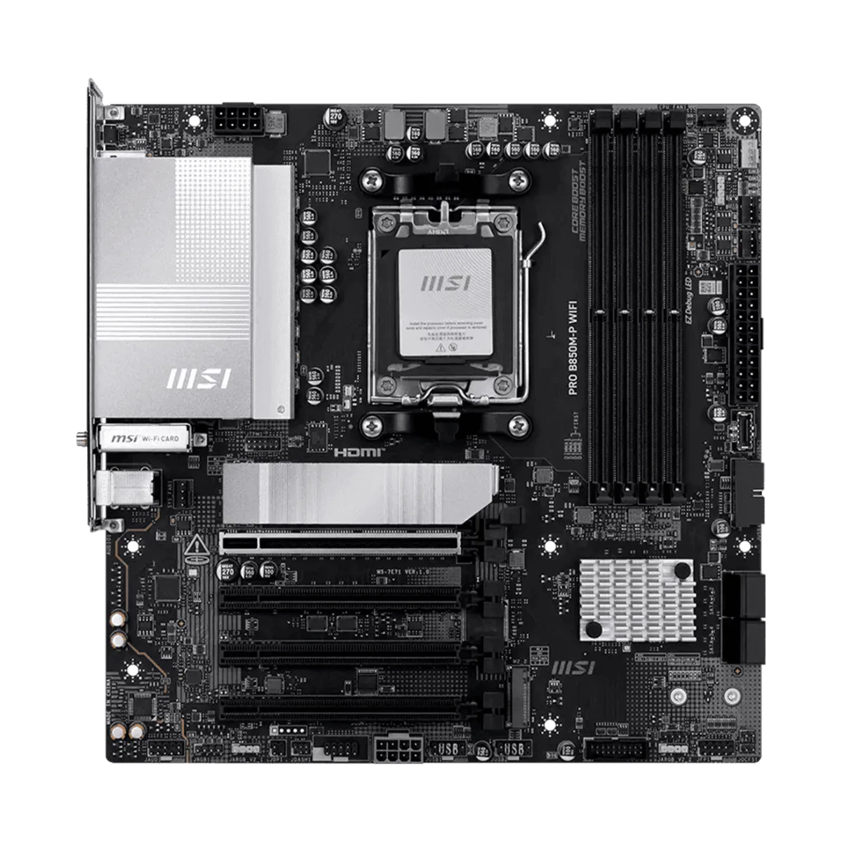 Материнская плата MSI PRO B850M-P WIFI DDR5