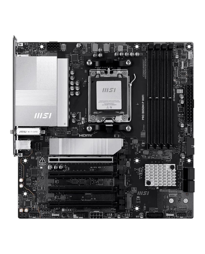 Материнская плата MSI PRO B850M-P WIFI DDR5