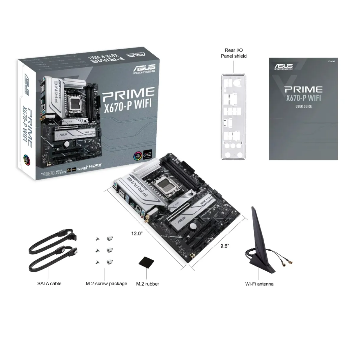 Материнская плата Asus Prime X670-P WiFi DDR5 AMD