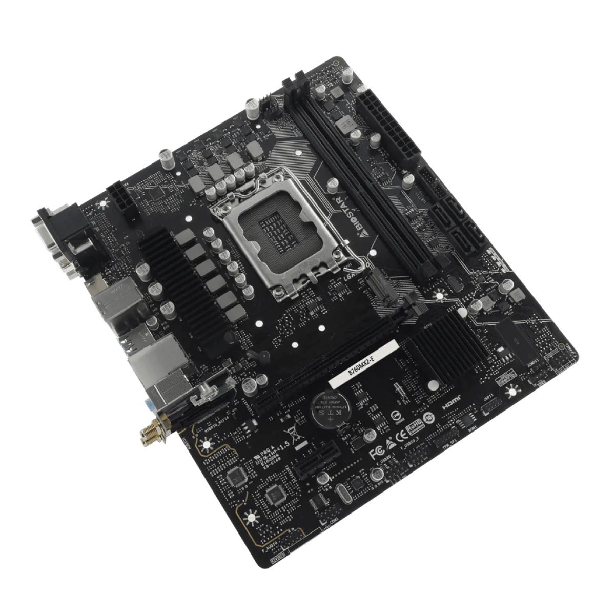 Материнская плата Biostar B760MX2-E DDR5 LGA1700
