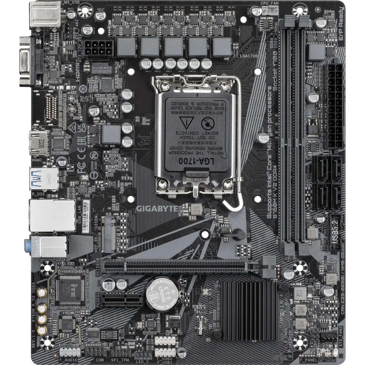 Материнская плата Gigabyte B760M K V2 DDR4