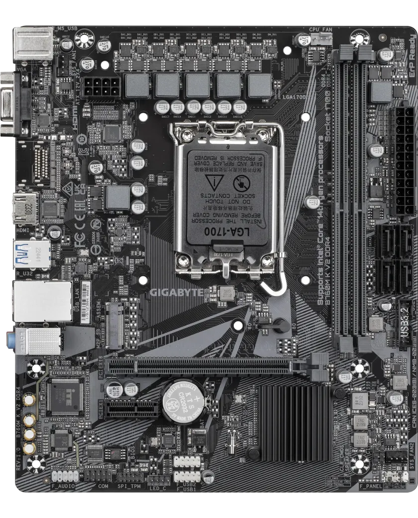Материнская плата Gigabyte B760M K V2 DDR4