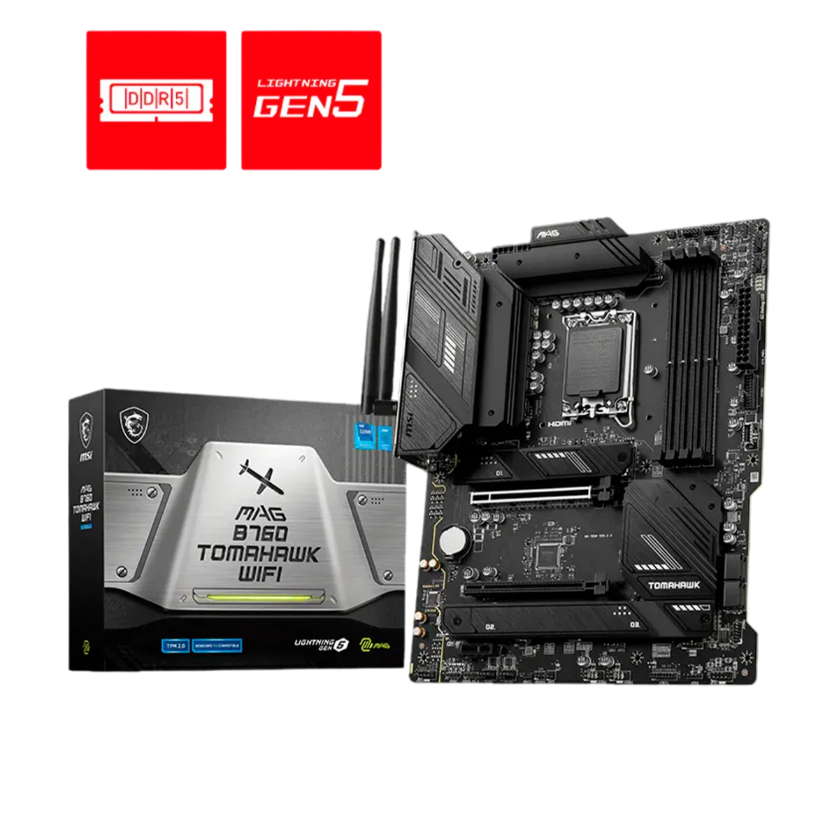Материнская плата MSI MAG B760 Tomahawk WiFi (DDR5/LGA1700)