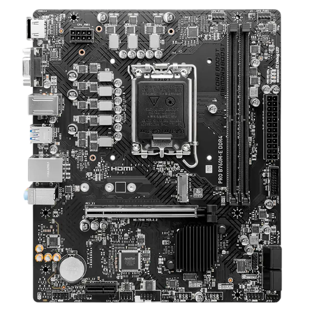 Материнская плата MSI Pro B760M-E DDR4
