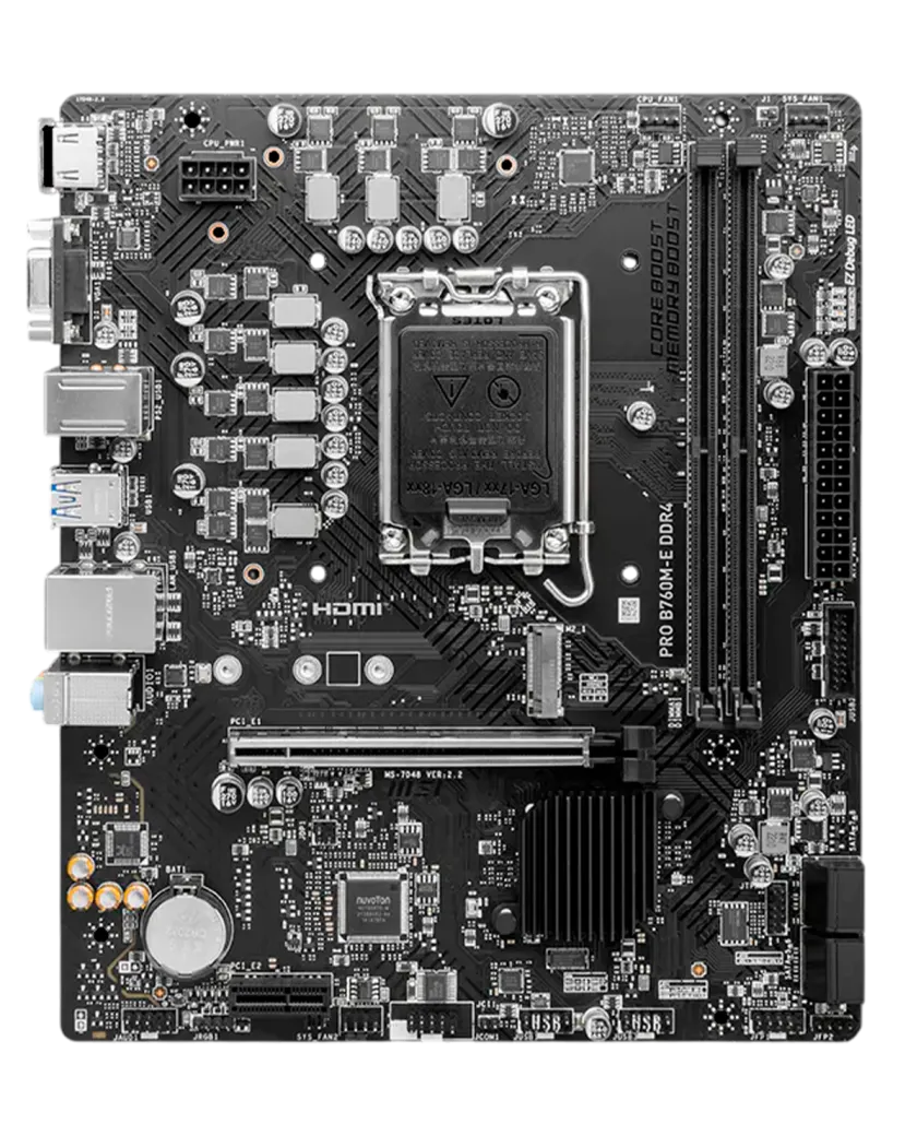 Материнская плата MSI Pro B760M-E DDR4