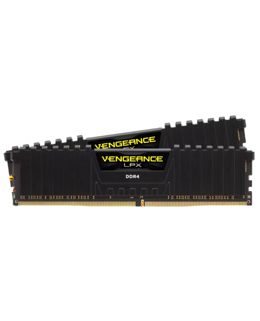 Оперативная память DDR4  Corsair VENGEANCE 16GB (2x8Gb) RGB 3200Mhz / Black