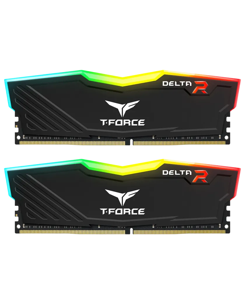 Оперативная память DDR4 Teamgroup 16Gb (2x8GB) RGB 3200Mhz / DIMM