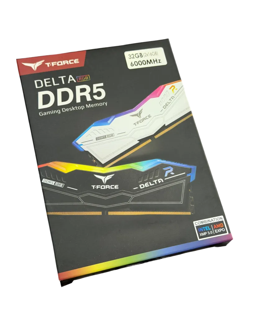 Оперативная память DDR5 T-Force Delta RGB 16GB 6000MHz / Black