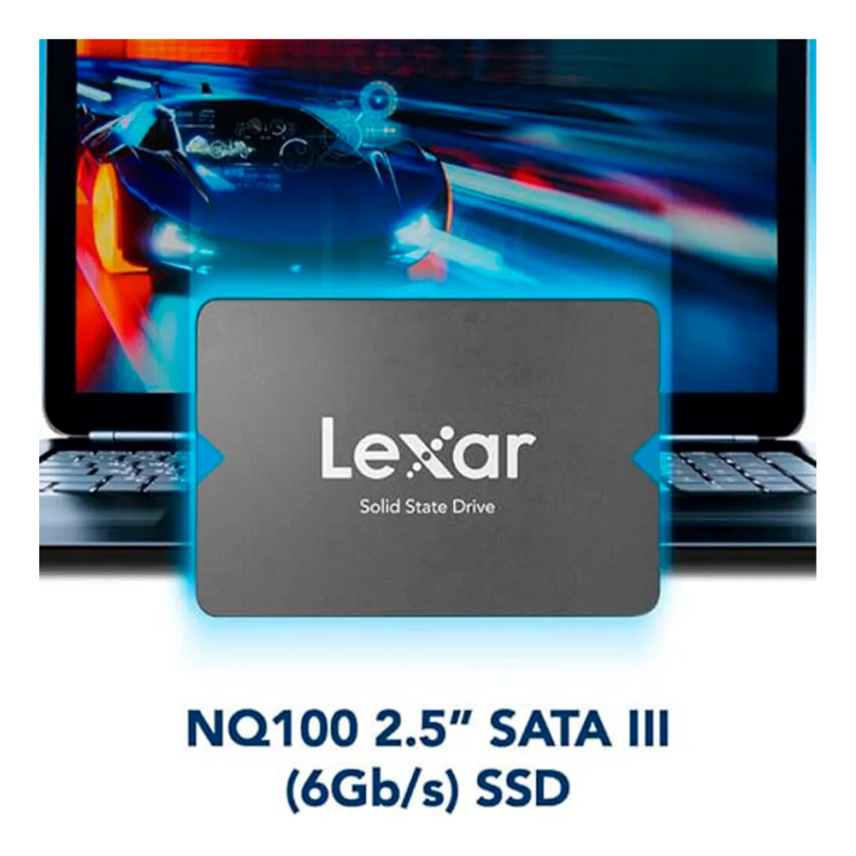 1 SSD накопитель LEXAR NQ100 512ГБ