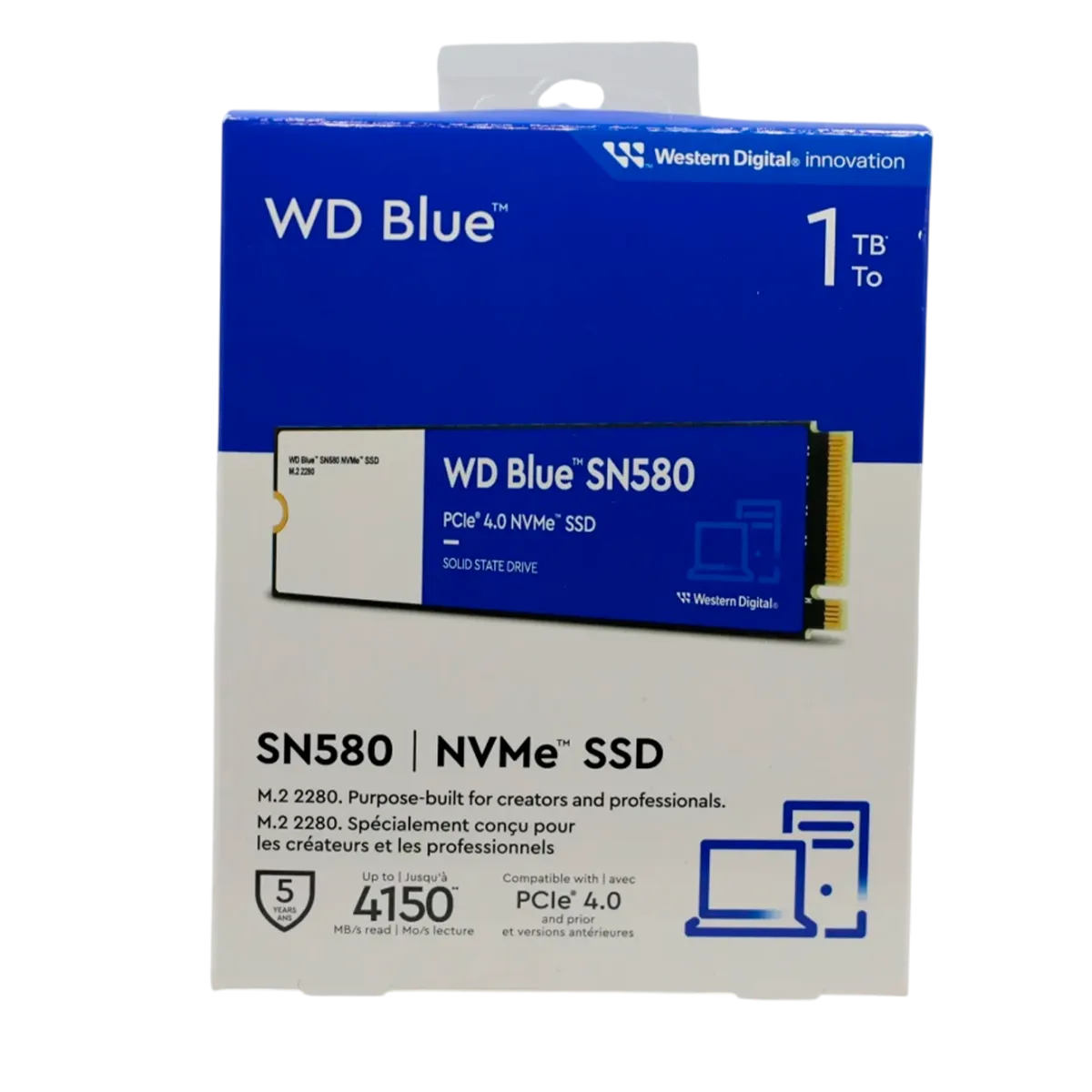 1 SSD накопитель M.2 NVMe Western Digital Blue 1ТБ