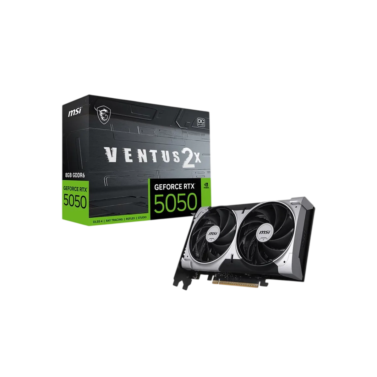 Видеокарта MSI GeForce RTX 5050 8GB VENTUS 2X OC