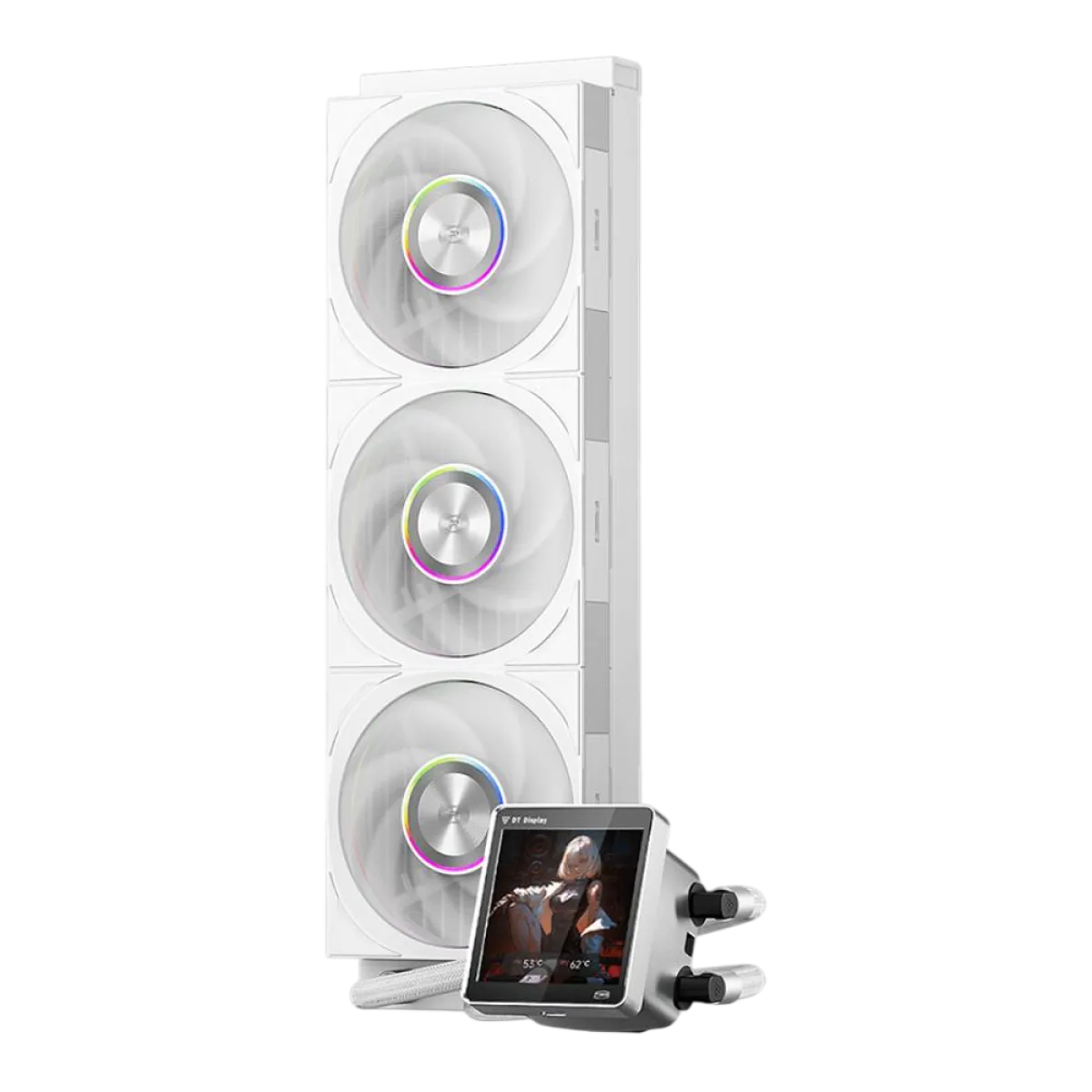 Система водяного охлаждения PCCooler DT360 ARGB / White