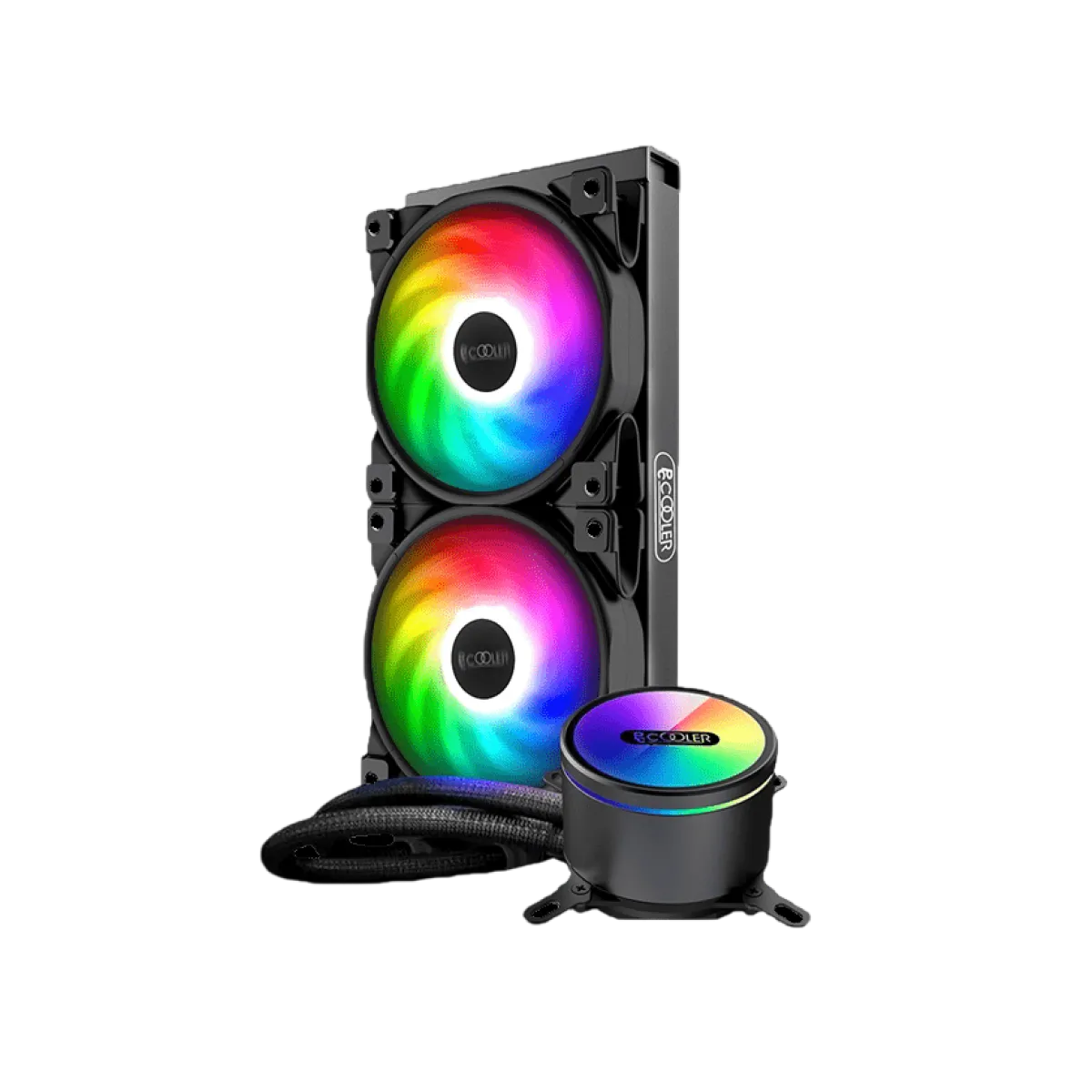 Система водяного охлаждения PCCooler GI-CX240 ARGB / Black