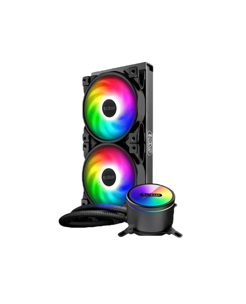 Система водяного охлаждения PCCooler GI-CX240 ARGB / Black