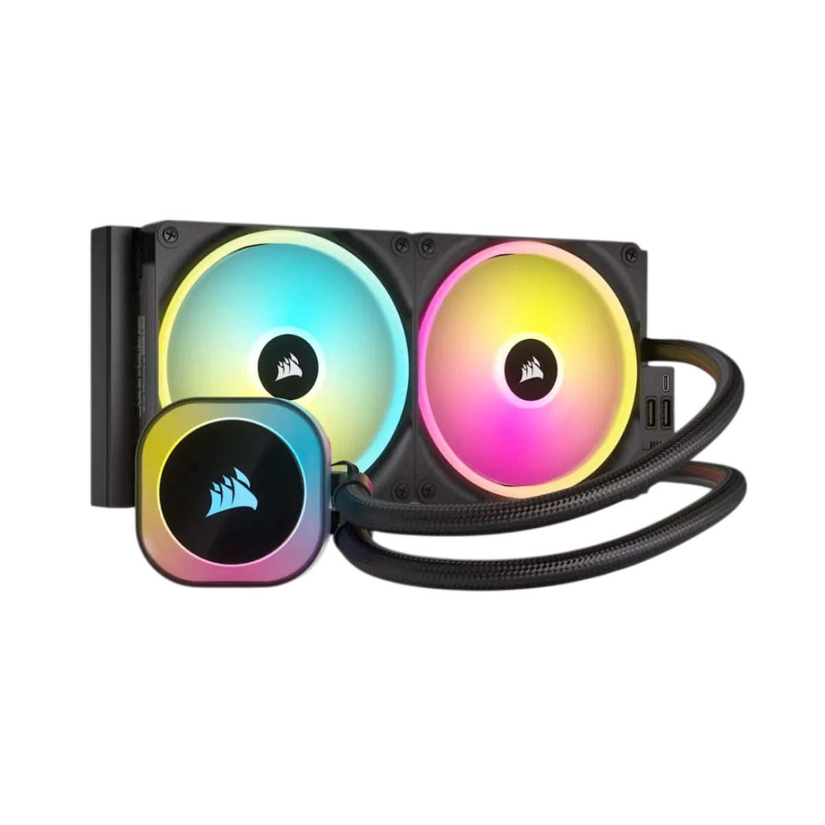 Система водяное охлаждения Corsair Icue H115i Link RGB / Black